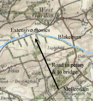 Map of Mellerstain